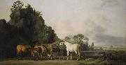 George Stubbs, Brood Mares and Foals,